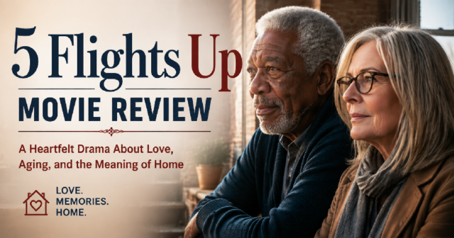 5 Flights Up Movie Review featuring Alex and Ruth's emotional journey